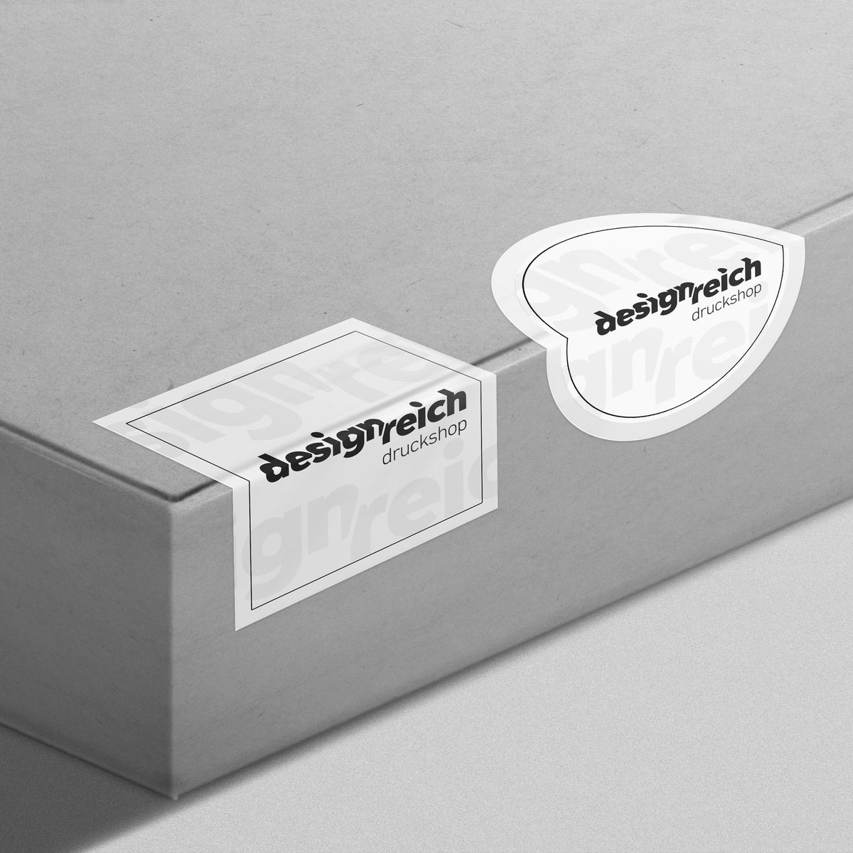 Aufkleber für Verpackungen, Fahrzeuge uvm. bestellen bei Designreich.