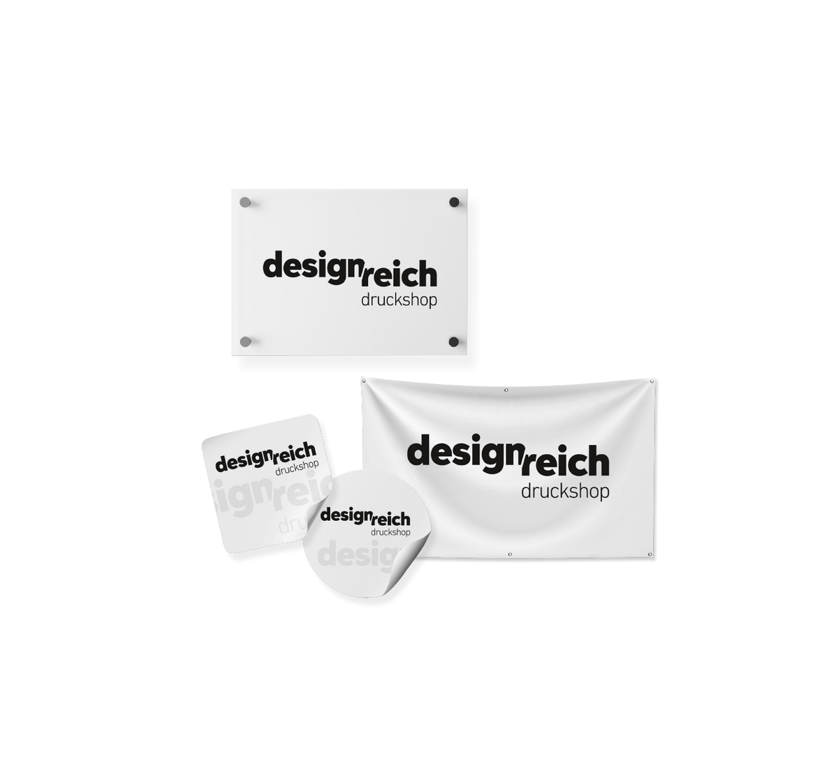 Folienschriften, Aufkleber, Autoaufkleber, Folienbeschriftungen, Banner, Blachen, Schaufensterbeschriftung, Beschriftung Firma/Logo, Logo drucken usw. 