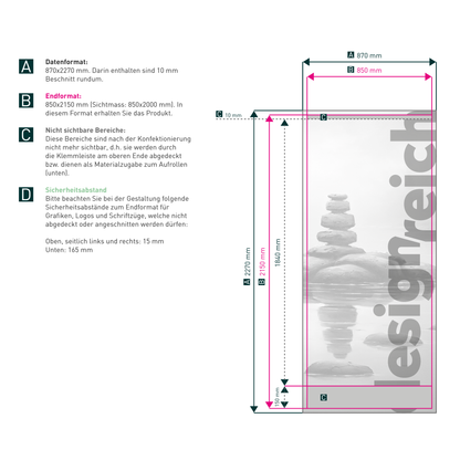 Roll-Ups einfach selbst gestalten im Designreich Druckshop.